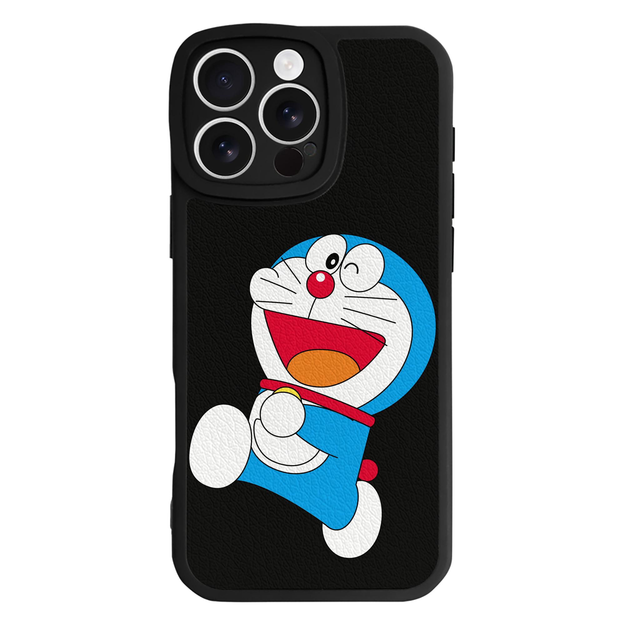 （画像用） ドラえもん Doraemon 【iPhone 16シリーズ対応】シリコンスマホケース（レザー調） 材質：シリコン